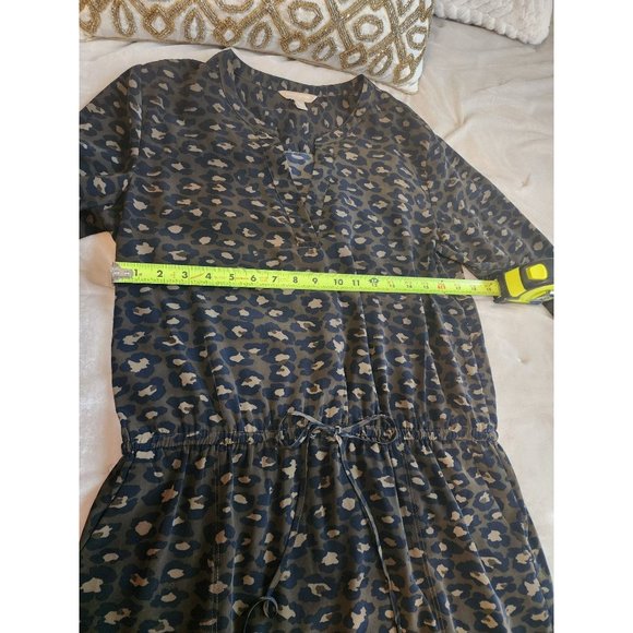 Banana Republic Animal Print Long Sleeve with Pockets Size 12 - Picture 7 of 10